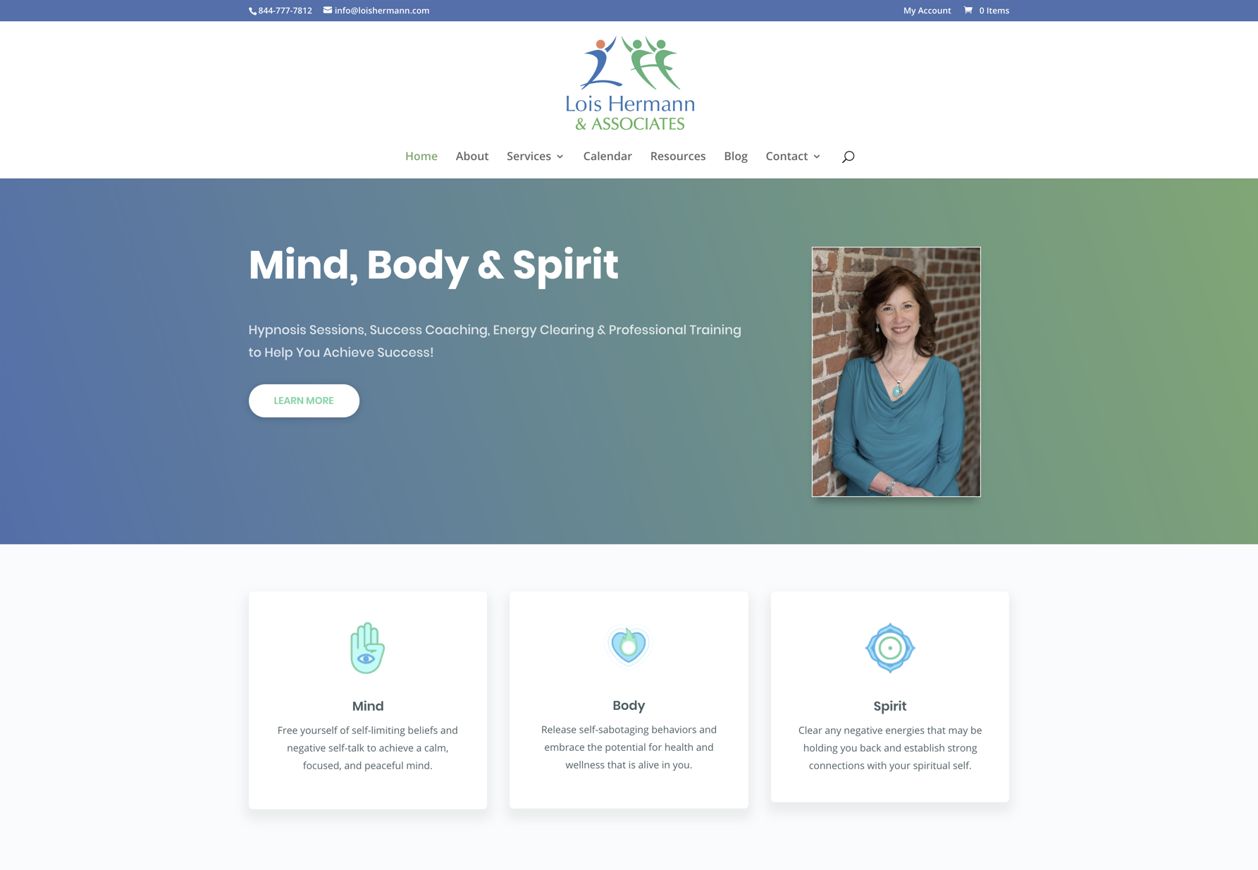 New Body, Mind & Spirit Website